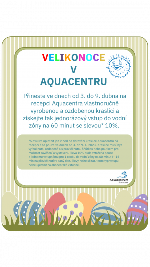 Velikonoce v Aquacentru Šternberk 1