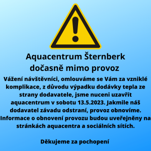 Aquacentrum Šternberk dočasně mimo provoz  1