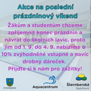 ukončení prázdnin